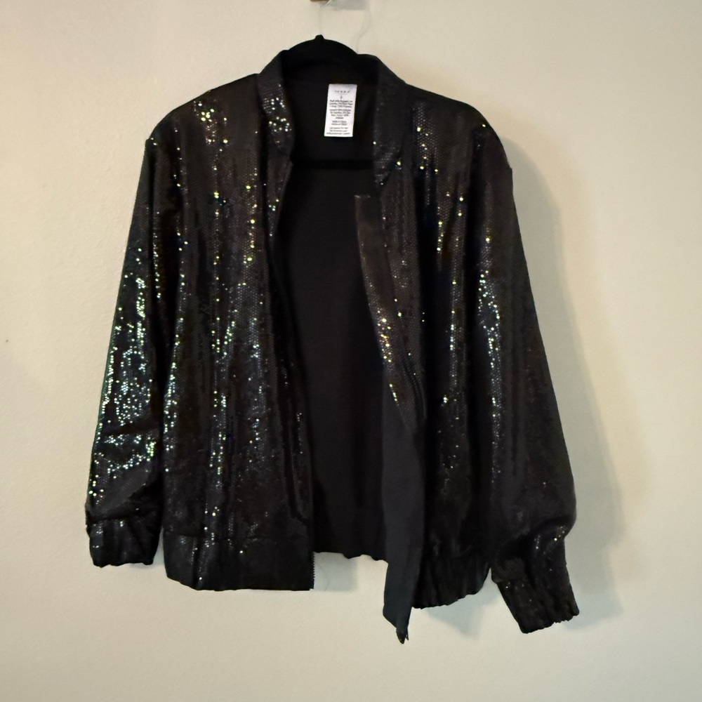 Serra Black Sparkly Jacket